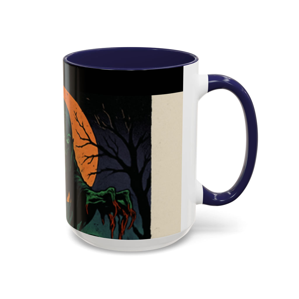 Spooky Goule Accent Coffee Mug — Cozy October Autumn Vibes (11/15oz)