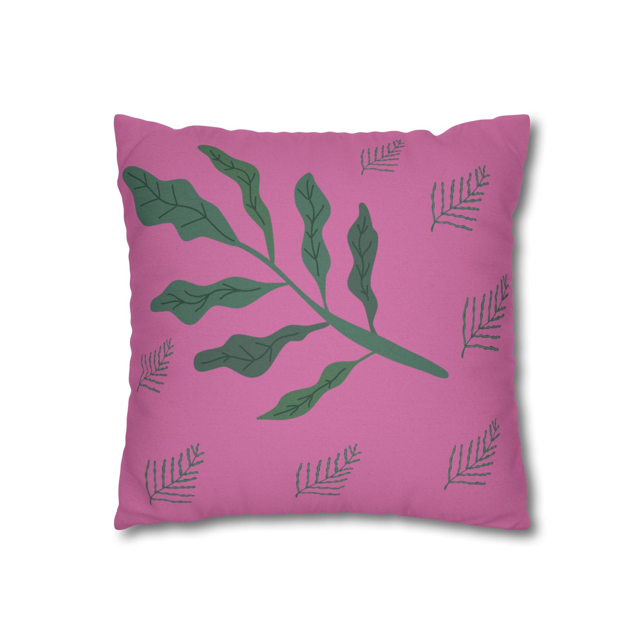 Vibrant Floral Square Pillowcase, Cozy Home Decor, Gift, Bedroom Accent, Spring Interior, Flower Cushion Cover