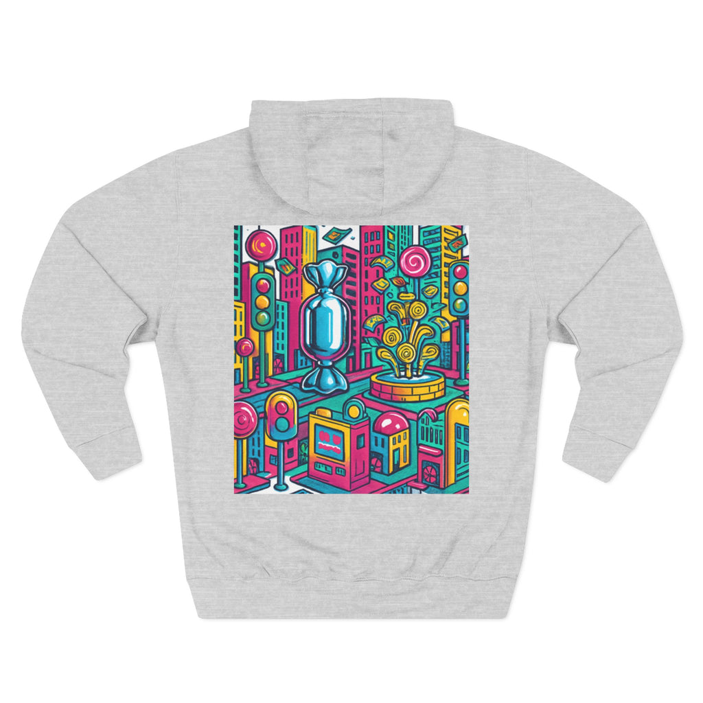 Colorful Candy City hoodie | Graphic Hoodie