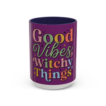 good vibes witchy things coffee mug