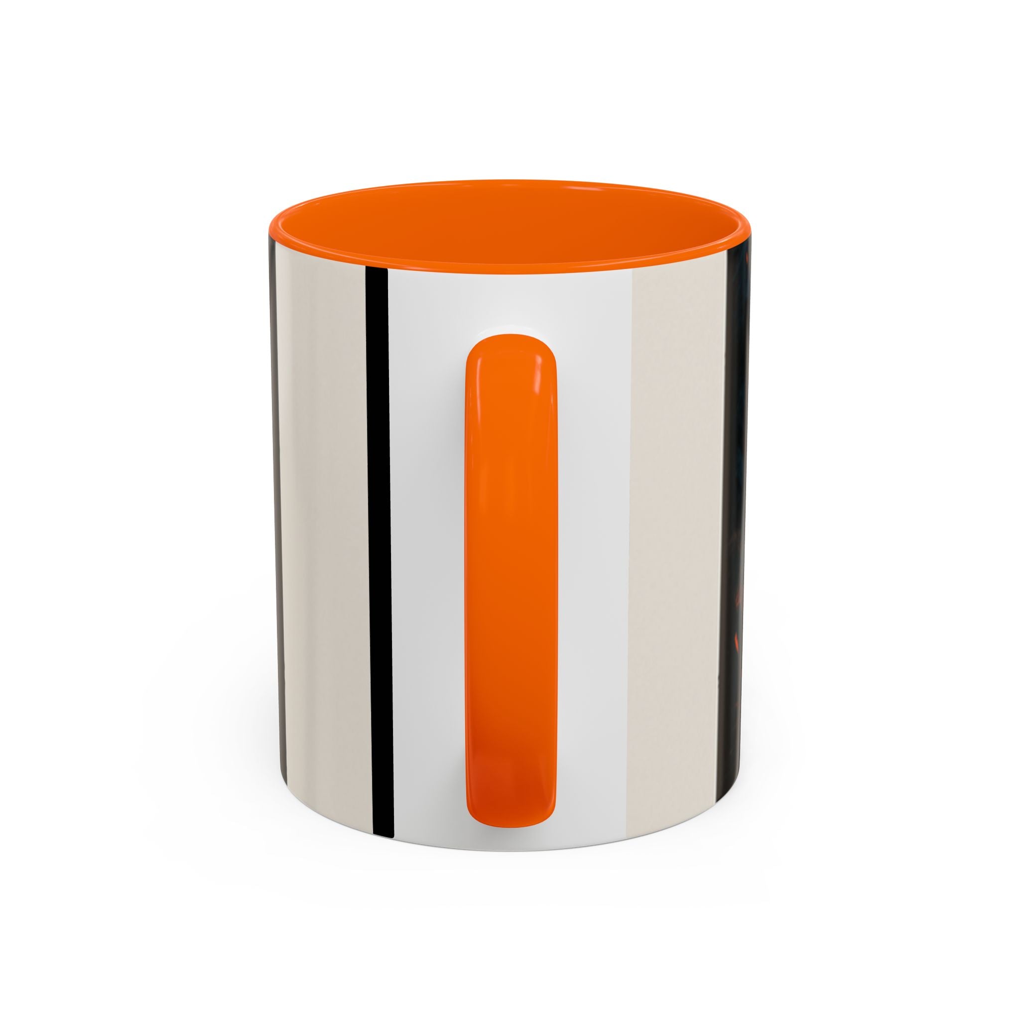 Spooky Pumpkin Coffee Accent Mug — Autumn Vibes Ceramic Coffee Cup (11/15 oz)