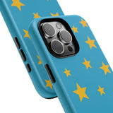 Midnight Sparkle Stars Phone Case | Protective Sparkling Phone Cover