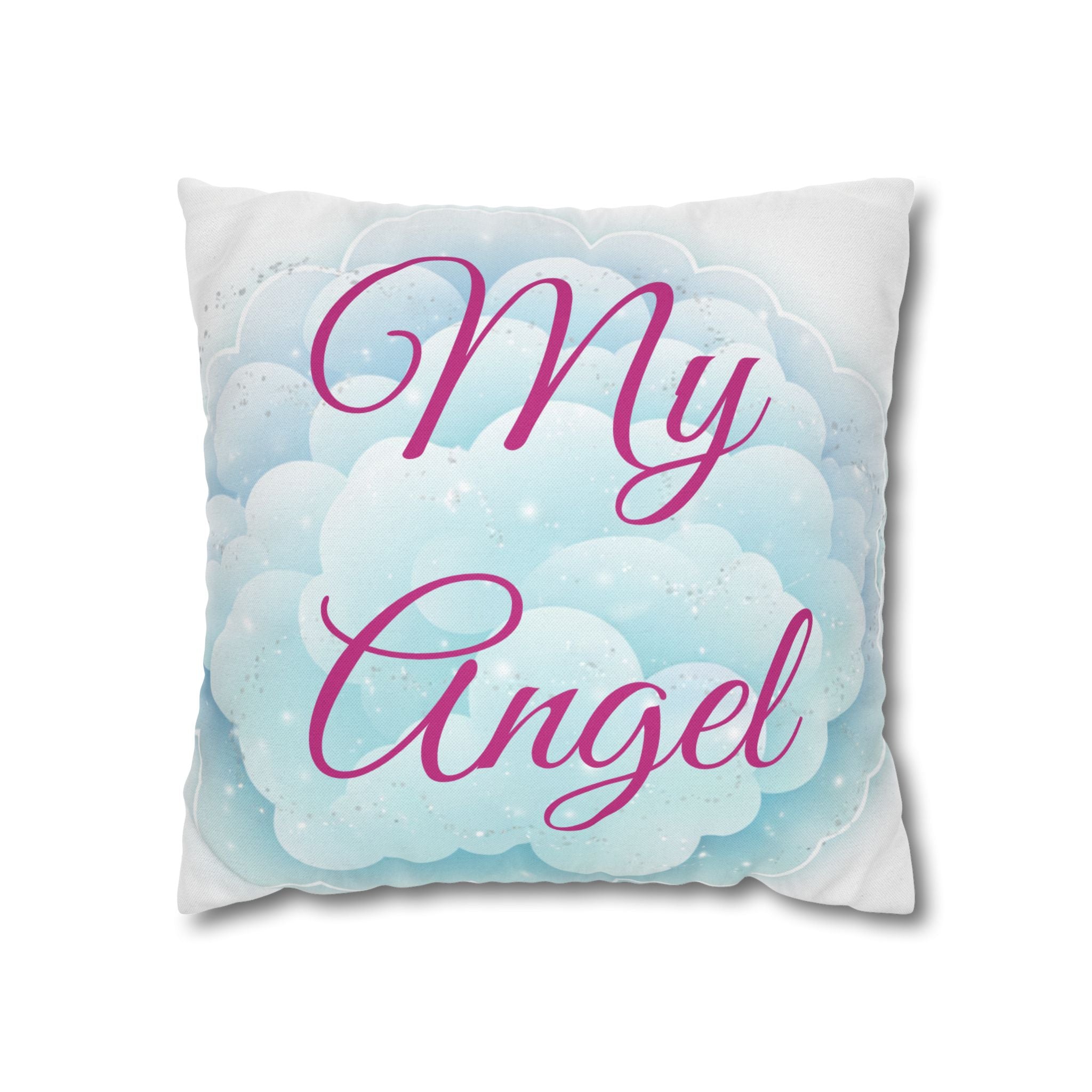 Candy Rain Decorative Pillow Cover — Colorful Retro Candy Art Square Pillowcase