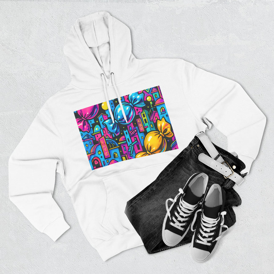 Colorful Candy City hoodie | Graphic Hoodie