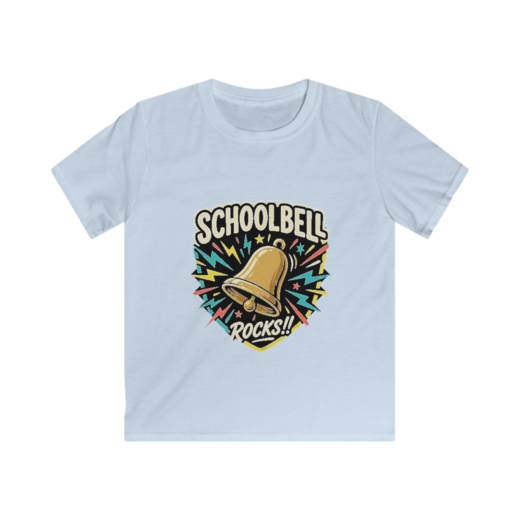 Kids Tee — "Schoolbell Rocks" Back-to-School Graphic T‑Shirt