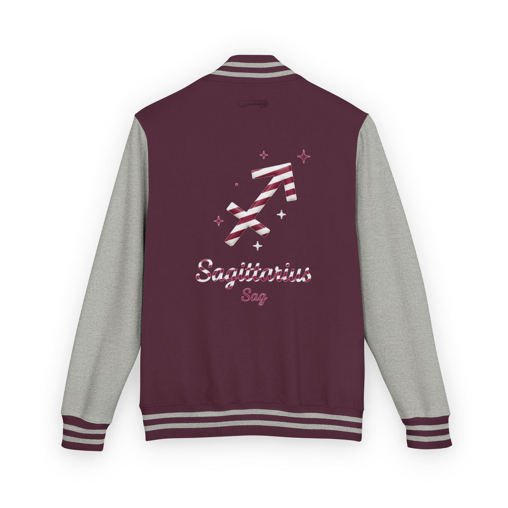 Zodiac Signs Logo Letterman Jacket personalized chest monogram | Astrology Jacket