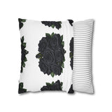 Red Rose Pillow Cover – Floral Decorative Throw Pillowcase