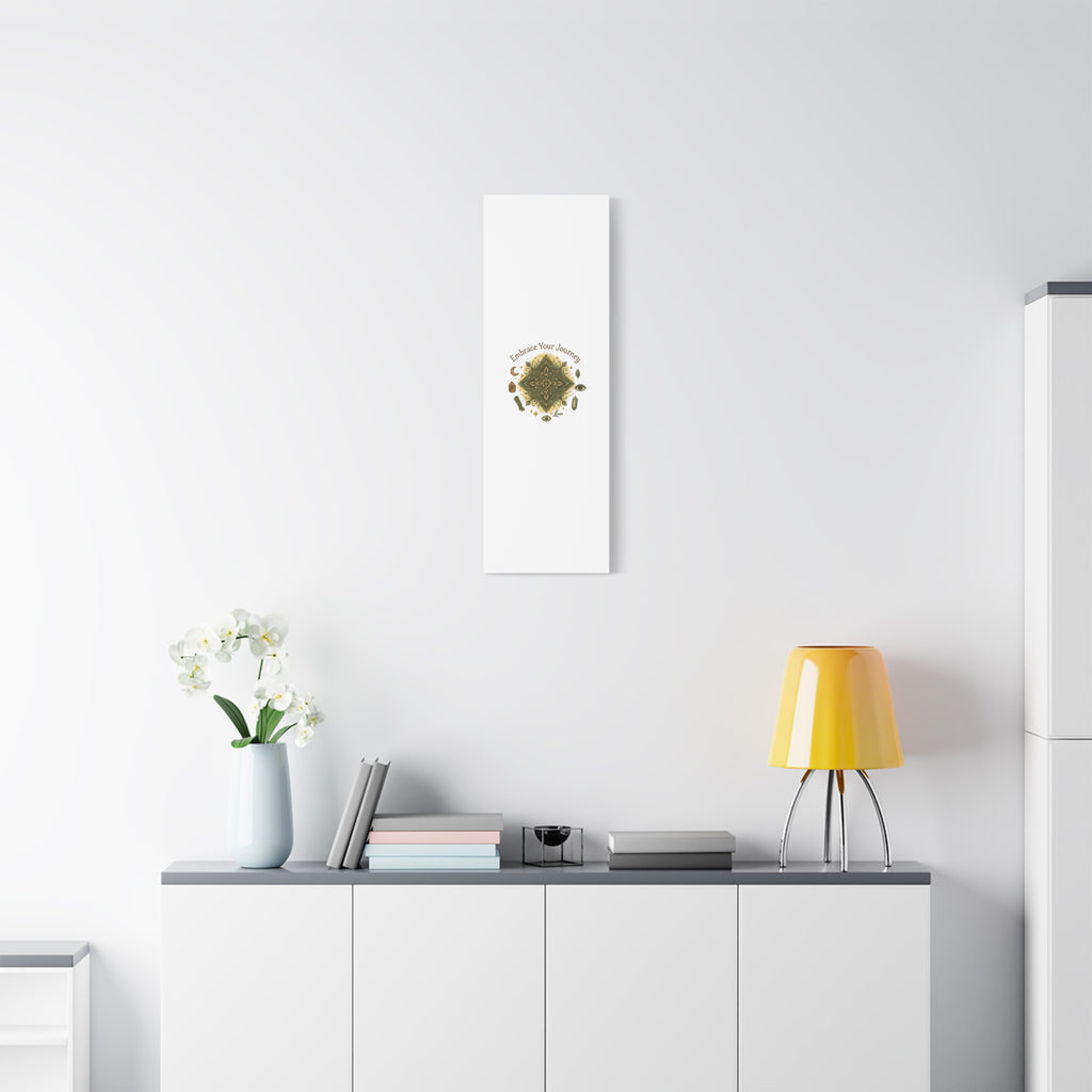 Embrace Your Journey Mandala Canvas | Matte Stretched Wall Art