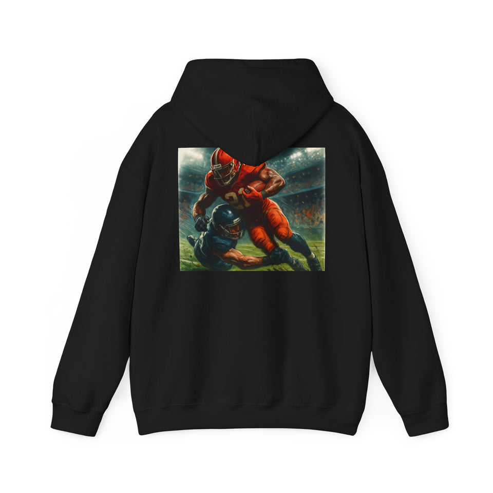 Football Warrior Hoodie – Game Day Sports Sweatshirt