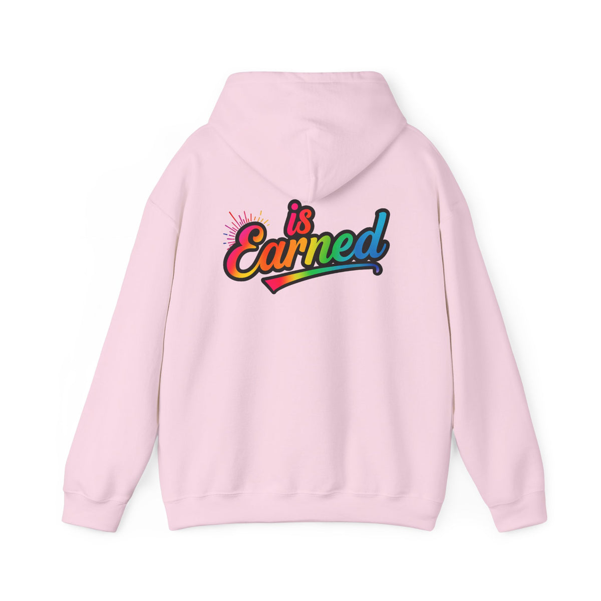 Respect Is Earned Hoodie — Retro Script Motivational Sweatshirt