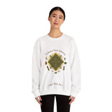 Embrace Your Journey Mandala Crewneck Sweatshirt | Boho Spiritual Meditation