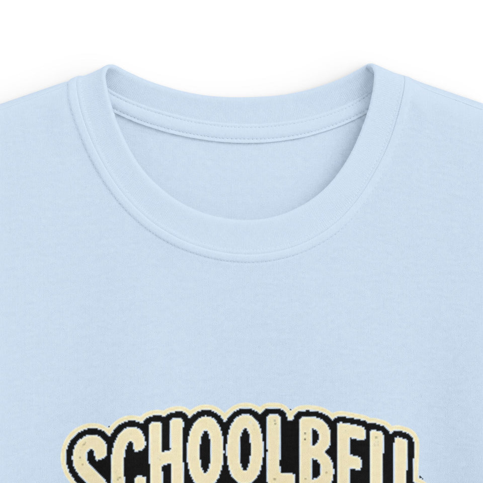 Kids Tee — "Schoolbell Rocks" Back-to-School Graphic T-Shirt