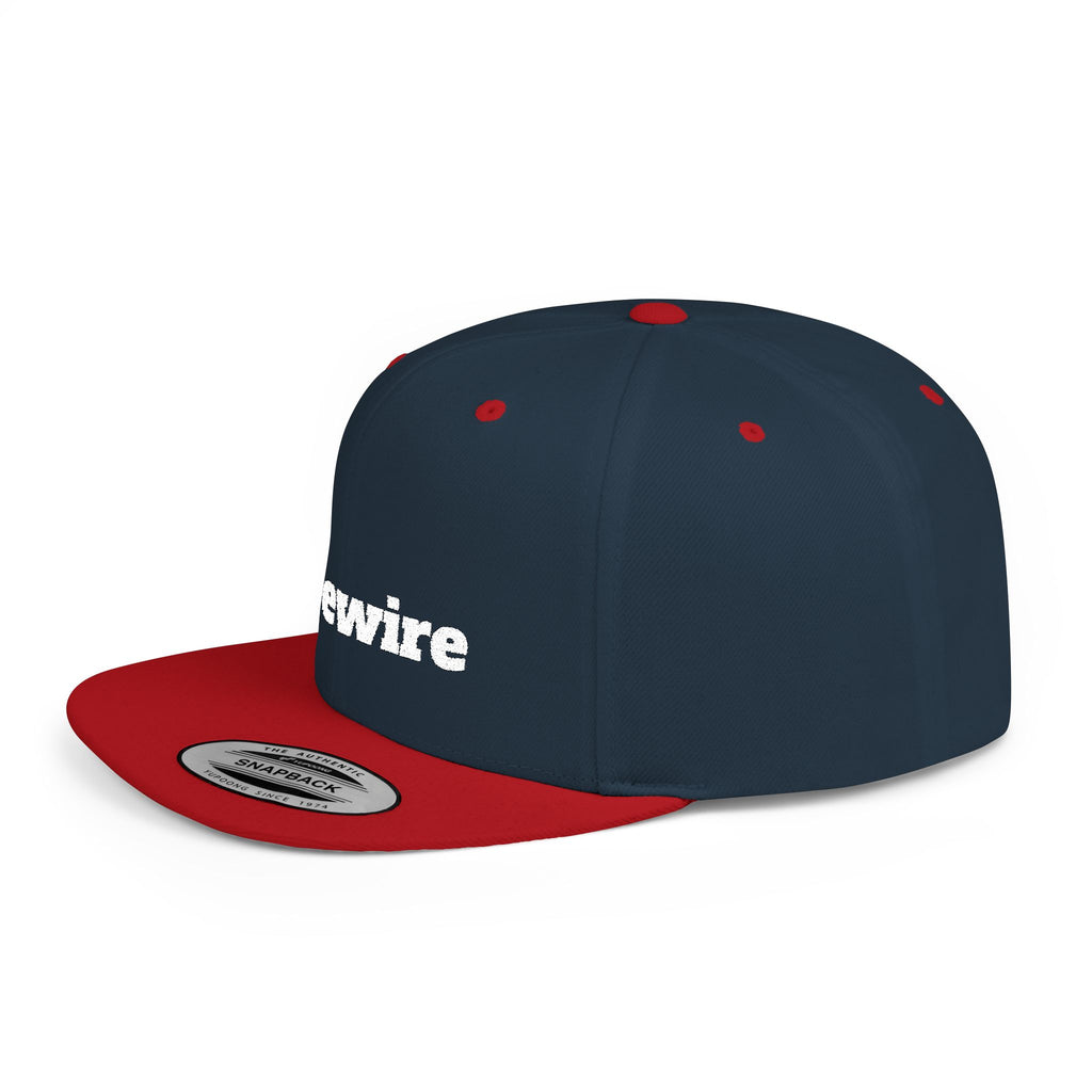 Livewire Flat Bill Snapback Hat | Stylish Casual Cap for Everyday Wear, Perfect for Festivals, Sports, and Street Style