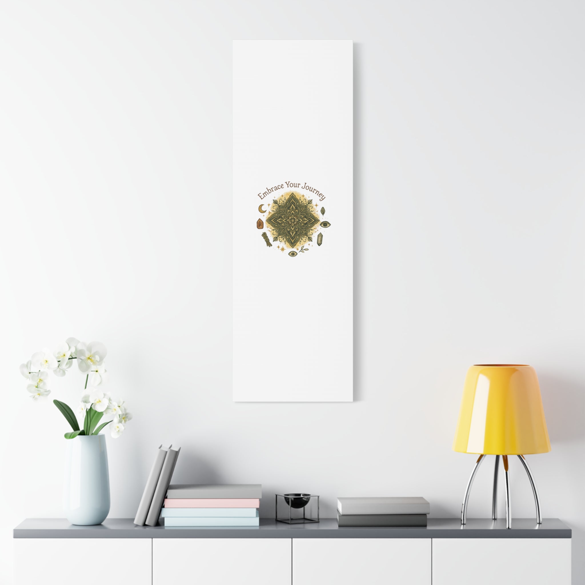Embrace Your Journey Mandala Canvas | Matte Stretched Wall Art