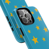 Midnight Sparkle Stars Phone Case | Protective Sparkling Phone Cover