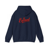 Respect Is Earned Hoodie — Retro Script Motivational Sweatshirt