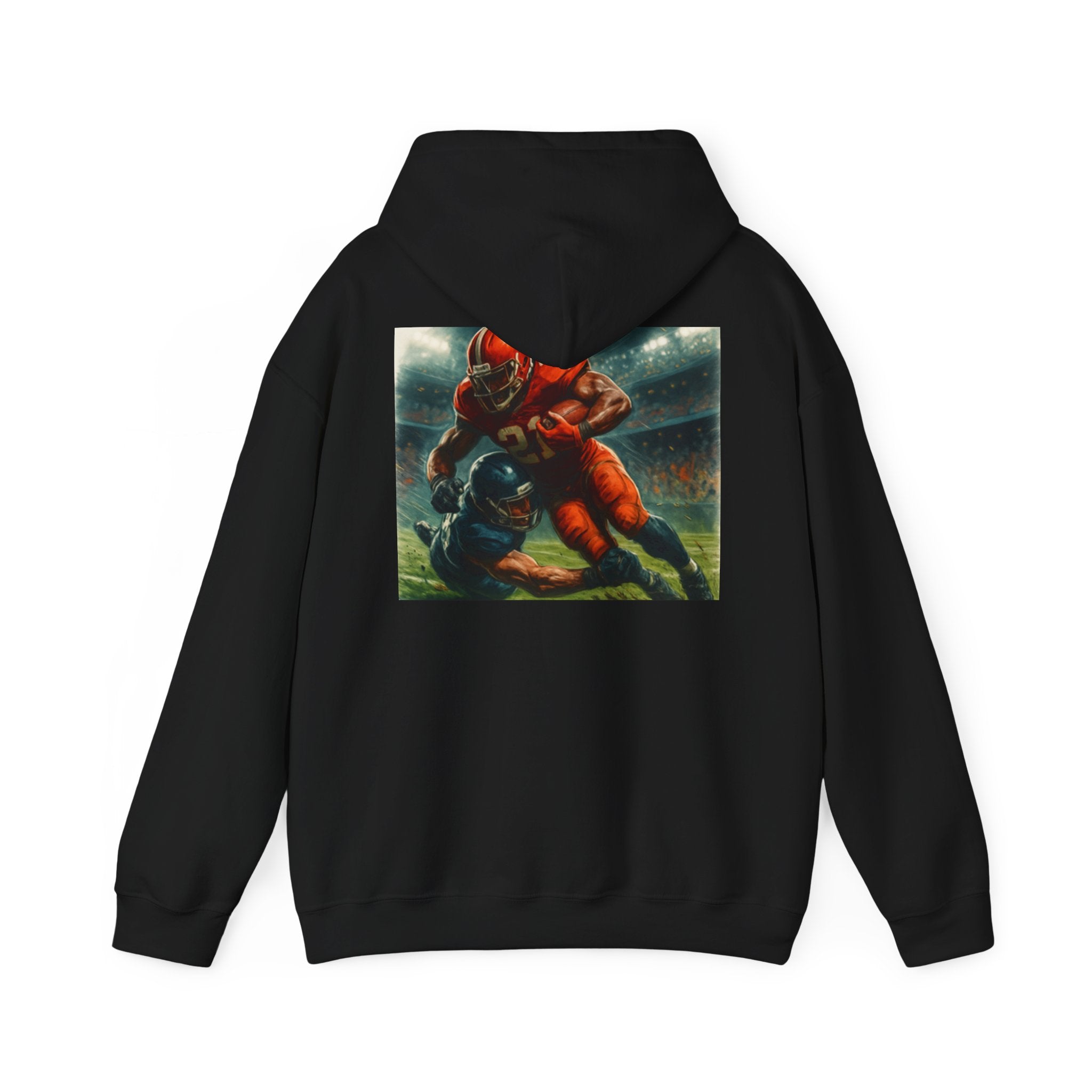 Football Warrior Hoodie, Sports Sweatshirt, Game Day, Unisex Apparel, We Up Next, Athletic Gift