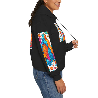 Designed Hooded Sweatshirt, Graphic Hoodie, Cozy Pullover, Men&