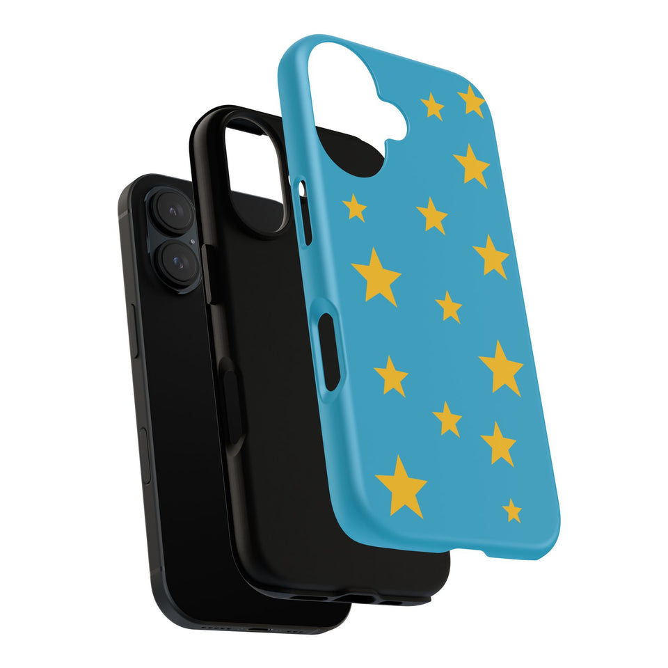 Midnight Sparkle Stars Phone Case | Protective Sparkling Phone Cover