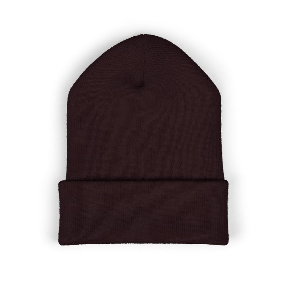 Taurus Beanie – Embroidered Floral Zodiac Winter Hat