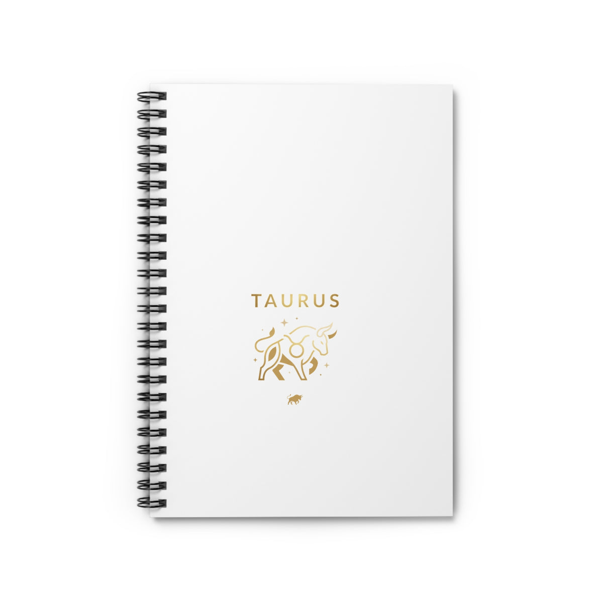 Taurus Zodiac Spiral Notebook