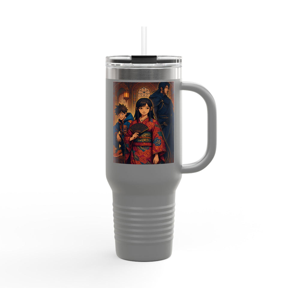 Adventure Insulated Travel Mug, 40oz - Vibrant Coffee Lover Gift, Thermal Outdoor Travel Accessory, Personalized Hydration, Drink Holder