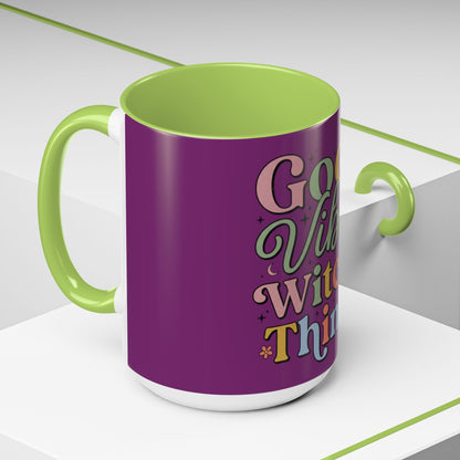 good vibes witchy things coffee mug