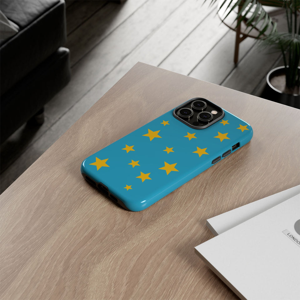 Midnight Sparkle Stars Phone Case | Protective Sparkling Phone Cover