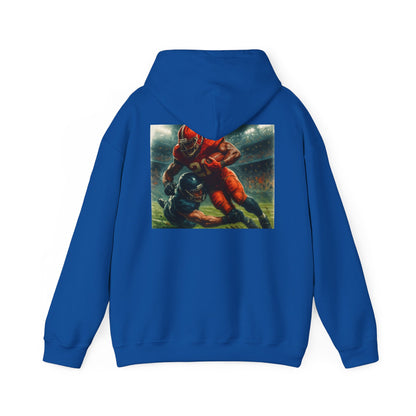 Football Warrior Hoodie, Sports Sweatshirt, Game Day, Unisex Apparel, We Up Next, Athletic Gift