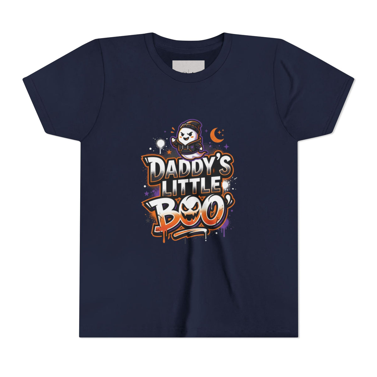 Youth Halloween Tee — “Daddy’s Little Boo” / “Spooky &amp; Unbothered” Kids Costume Shirt