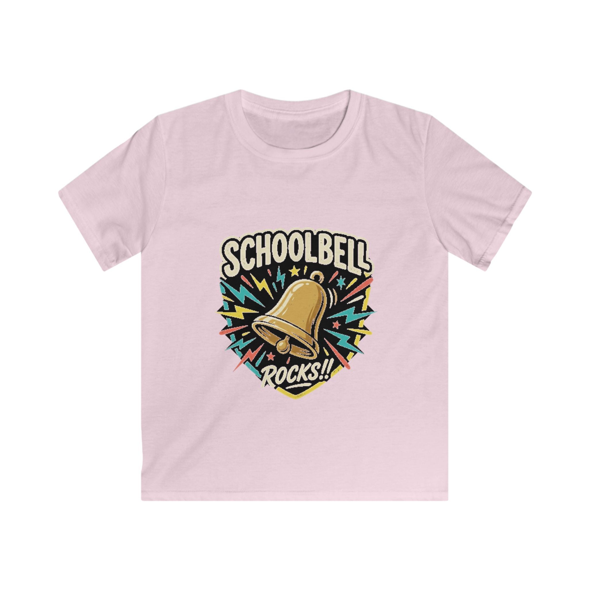 Kids Tee — "Schoolbell Rocks" Back-to-School Graphic T‑Shirt