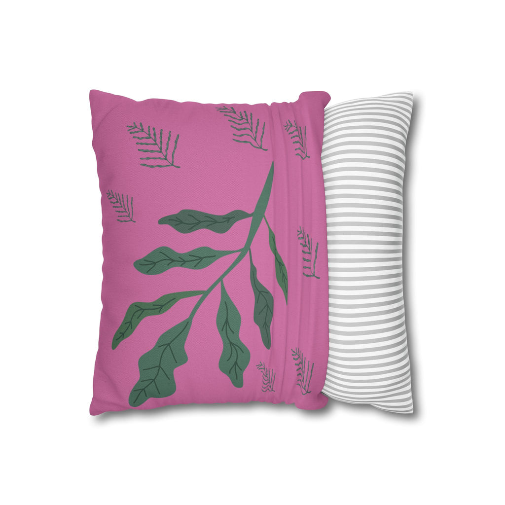 Vibrant Floral Square Pillowcase, Cozy Home Decor, Gift, Bedroom Accent, Spring Interior, Flower Cushion Cover