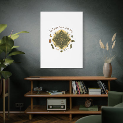 Embrace Your Journey Wall Art — Spiritual Mandala Canvas