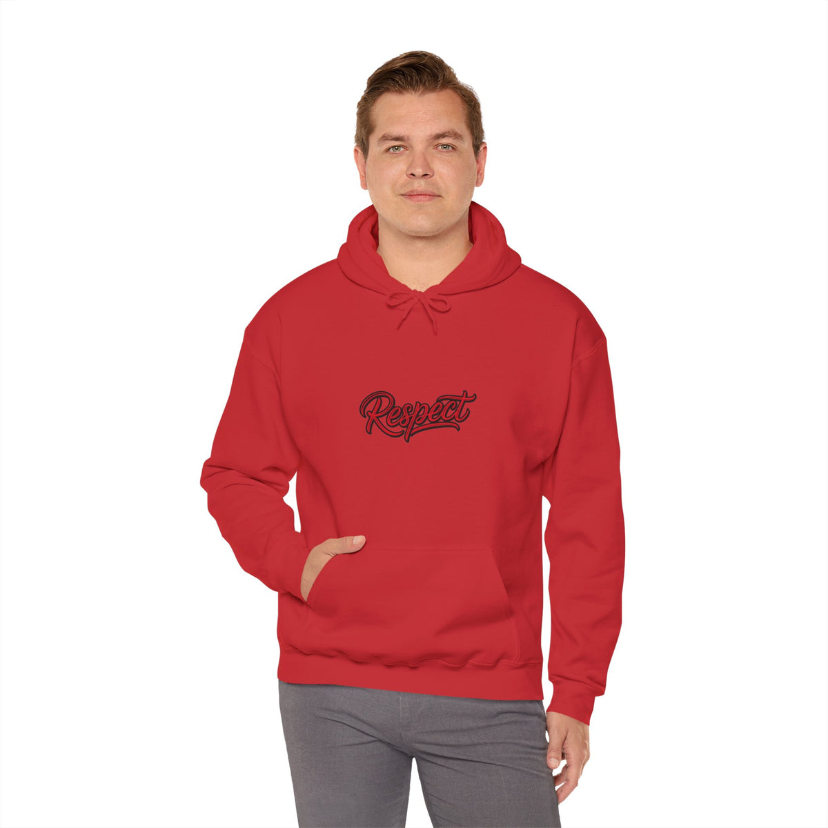 Respect Is Earned Hoodie — Retro Script Motivational Sweatshirt