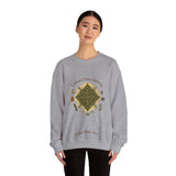 Embrace Your Journey Mandala Crewneck Sweatshirt | Boho Spiritual Meditation