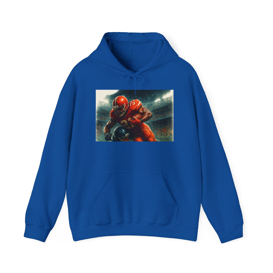 Football Warrior Hoodie – Game Day Sports Sweatshirt