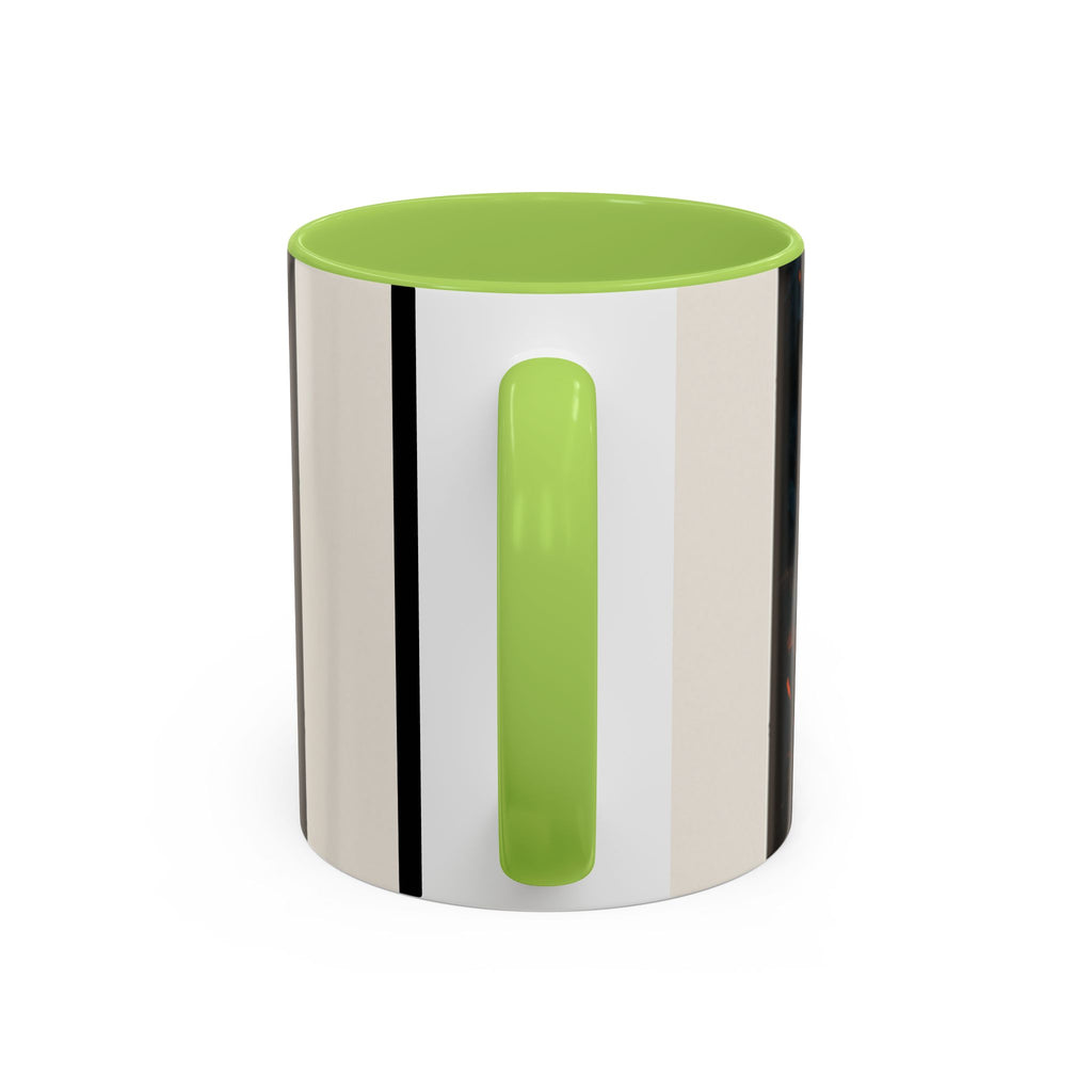 Spooky Pumpkin Coffee Accent Mug — Autumn Vibes Ceramic Coffee Cup (11/15 oz)