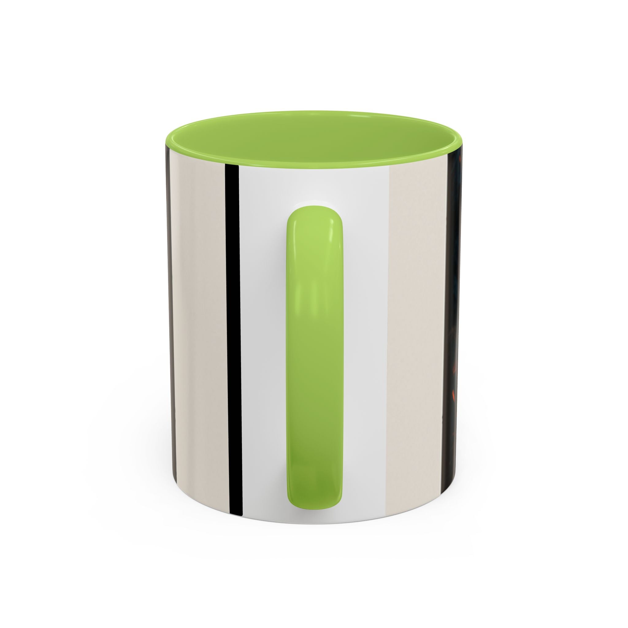 Spooky Pumpkin Coffee Accent Mug — Autumn Vibes Ceramic Coffee Cup (11/15 oz)