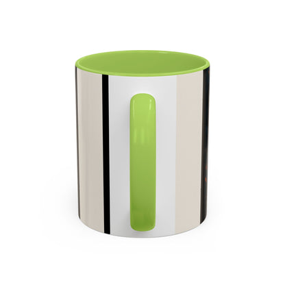Spooky Pumpkin Coffee Accent Mug — Autumn Vibes Ceramic Coffee Cup (11/15 oz)