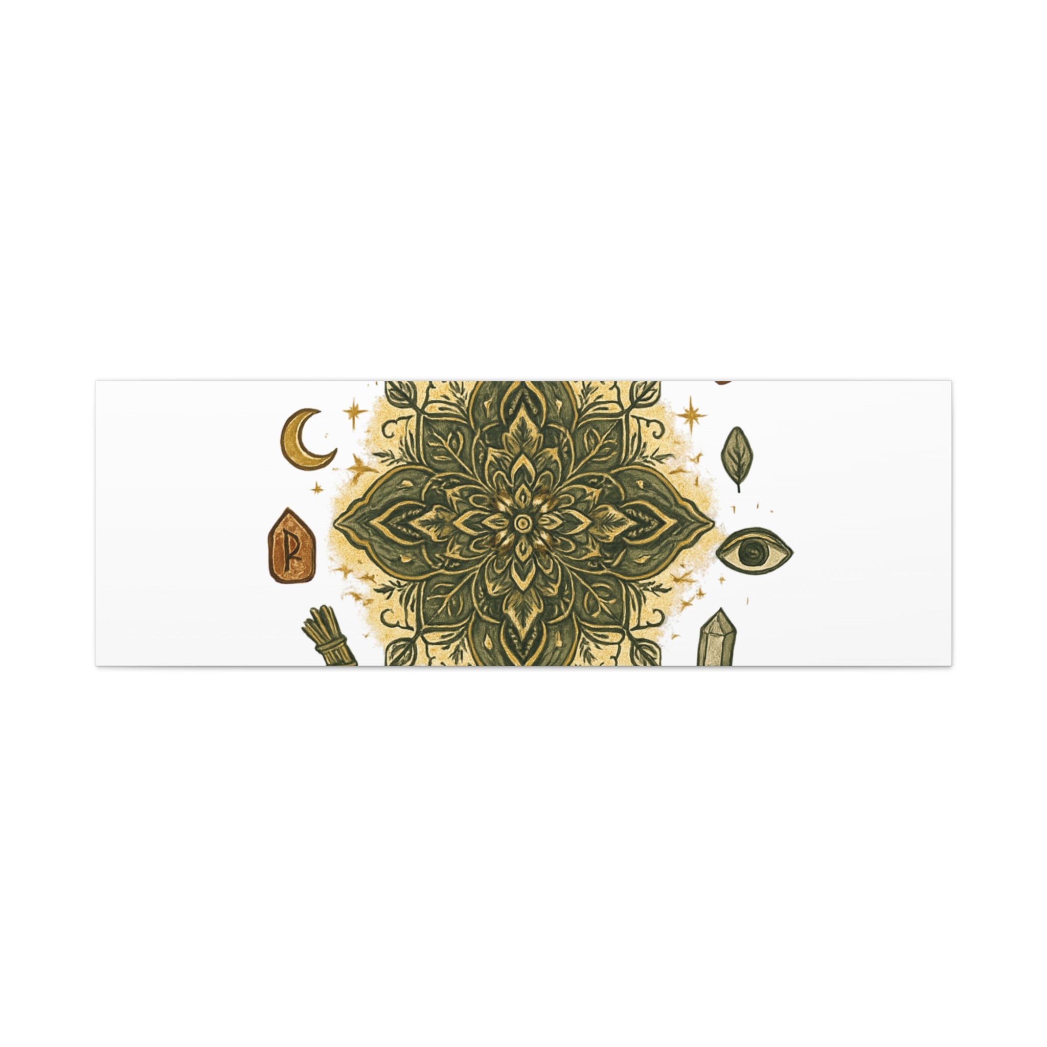 Embrace Your Journey Mandala Canvas | Matte Stretched Wall Art
