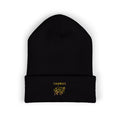 Embroidered Floral 'Taurus' Cuffed Beanie — Zodiac Winter Hat