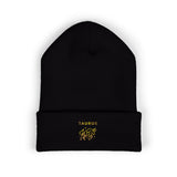 Taurus Beanie – Embroidered Floral Zodiac Winter Hat