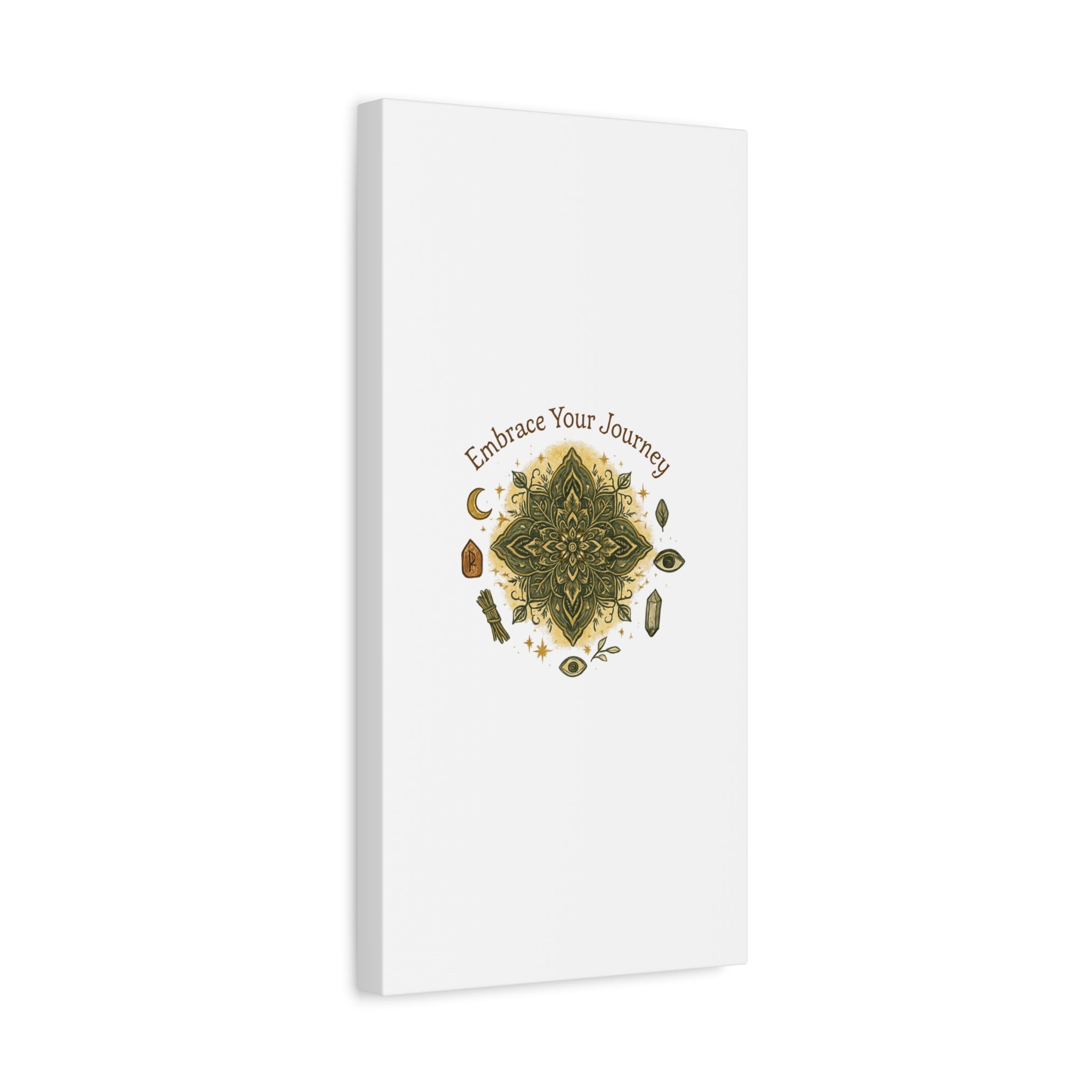Embrace Your Journey Mandala Canvas | Matte Stretched Wall Art