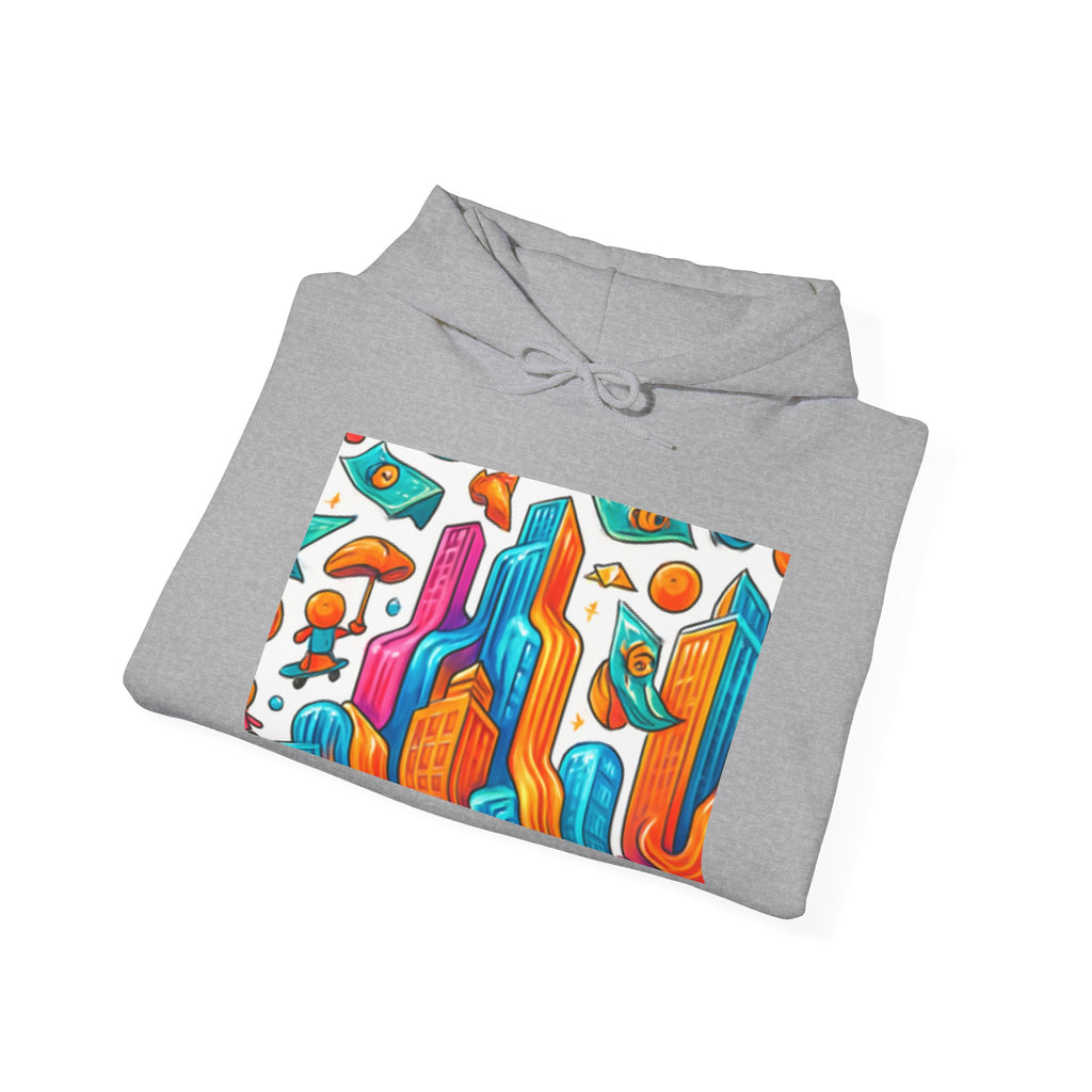 Designed Hooded Sweatshirt, Graphic Hoodie, Cozy Pullover, Men's/Women's Winter Clothing, Gift for Him/Her