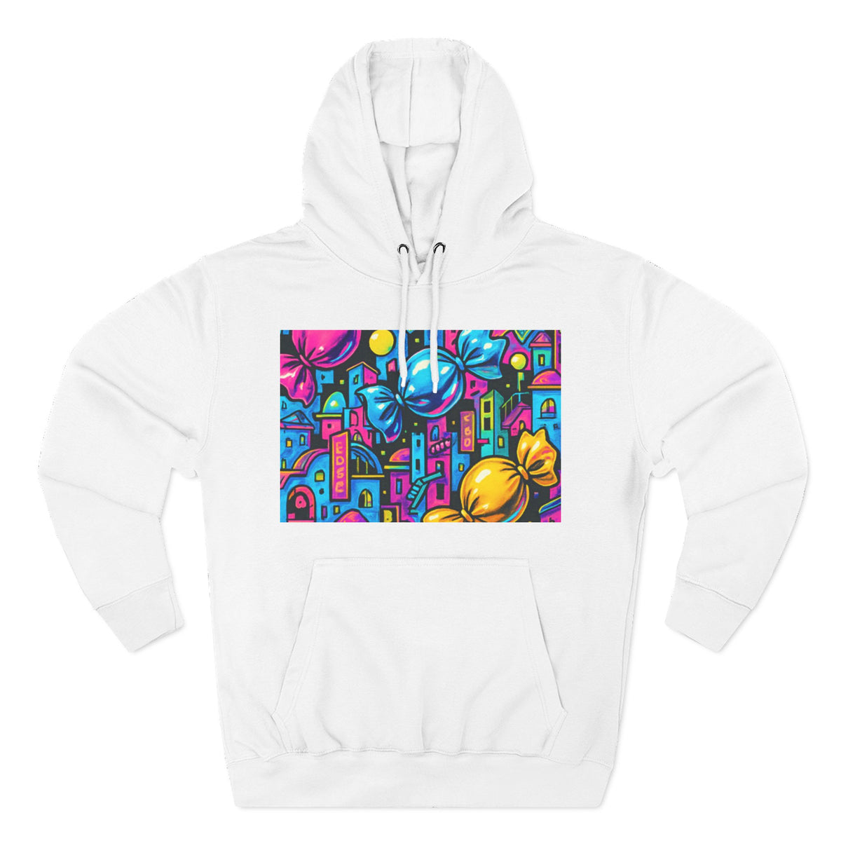 Colorful Candy City hoodie | Graphic Hoodie