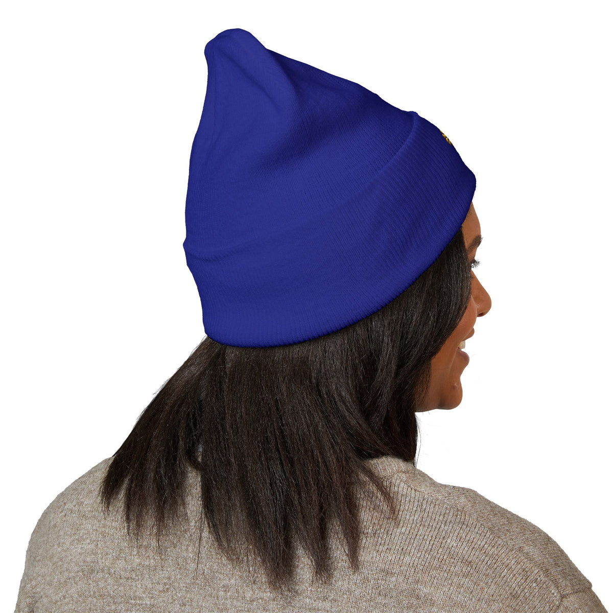 Aries Zodiac Embroidered Cuffed Beanie