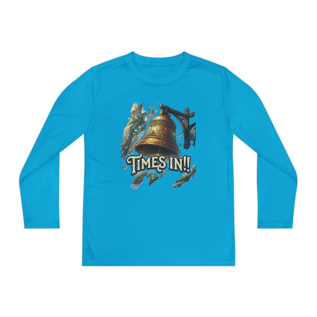 Times In!! Youth Long Sleeve Tee — Vintage Bell Graphic