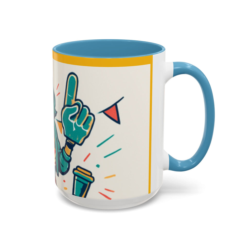Hooray Accent Ceramic Mug