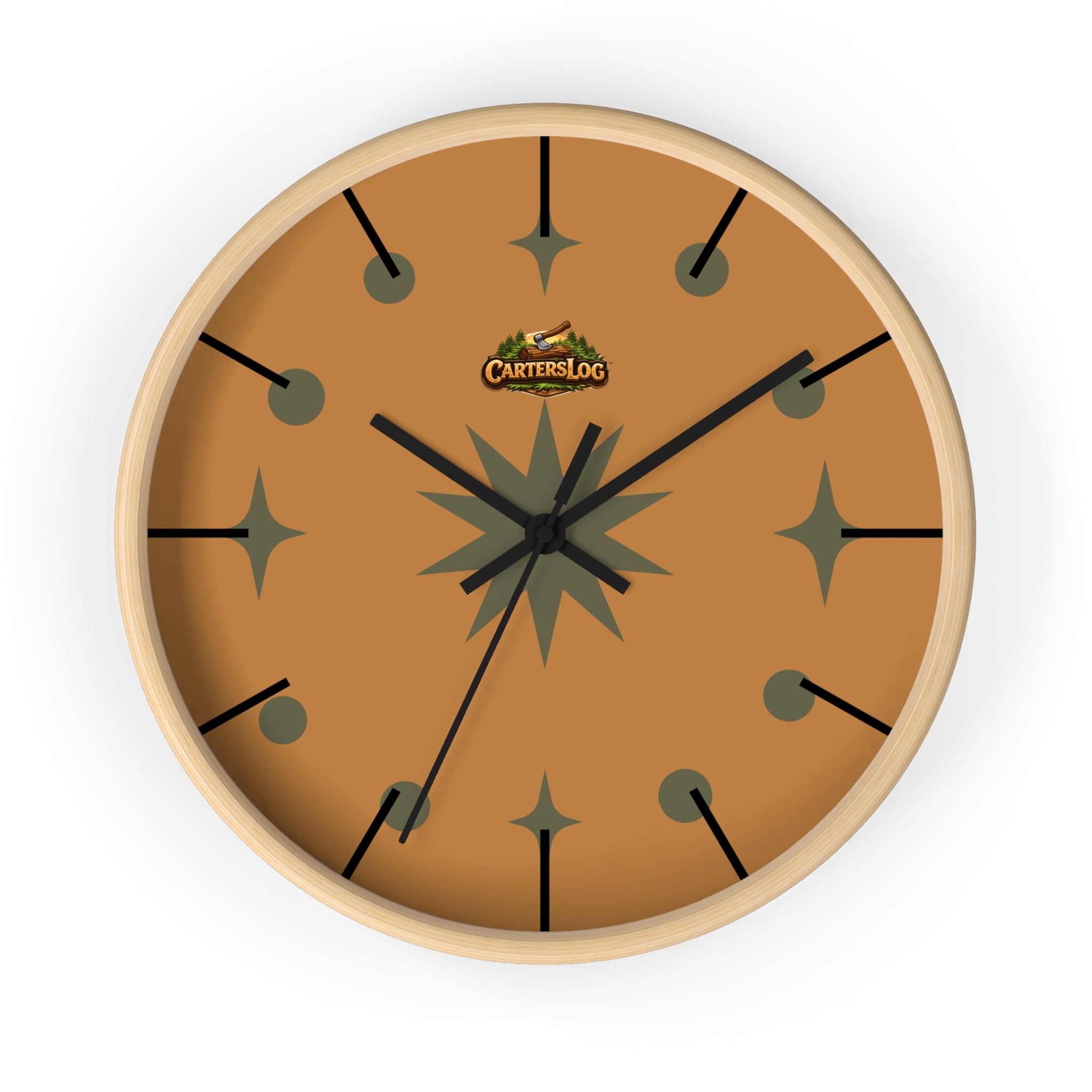 Custom Wall Clock, Modern Home Decor, Personalized Gift, Unique Wall Art, Functional Timepiece, Print Your Way, Home Office Decor,