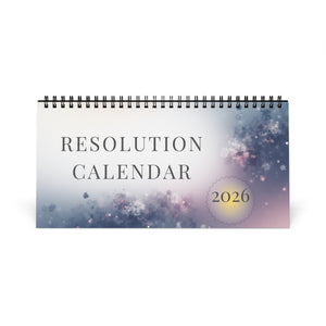 2026 Resolutions Desktop Calendar, Personalized Desk Planner | Office Agenda